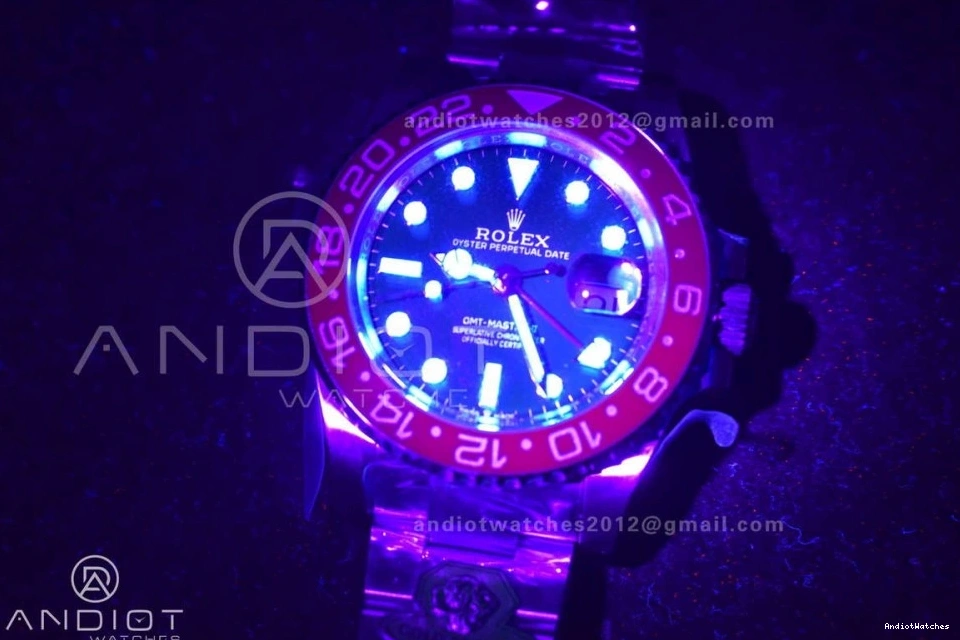 866 CHS Bracelet BLRO Edition Factory Best 1:1 GMT II RelaxedFit Dial VR3285 Oyster Weight Gold Blue Master on Gain 126719 0908